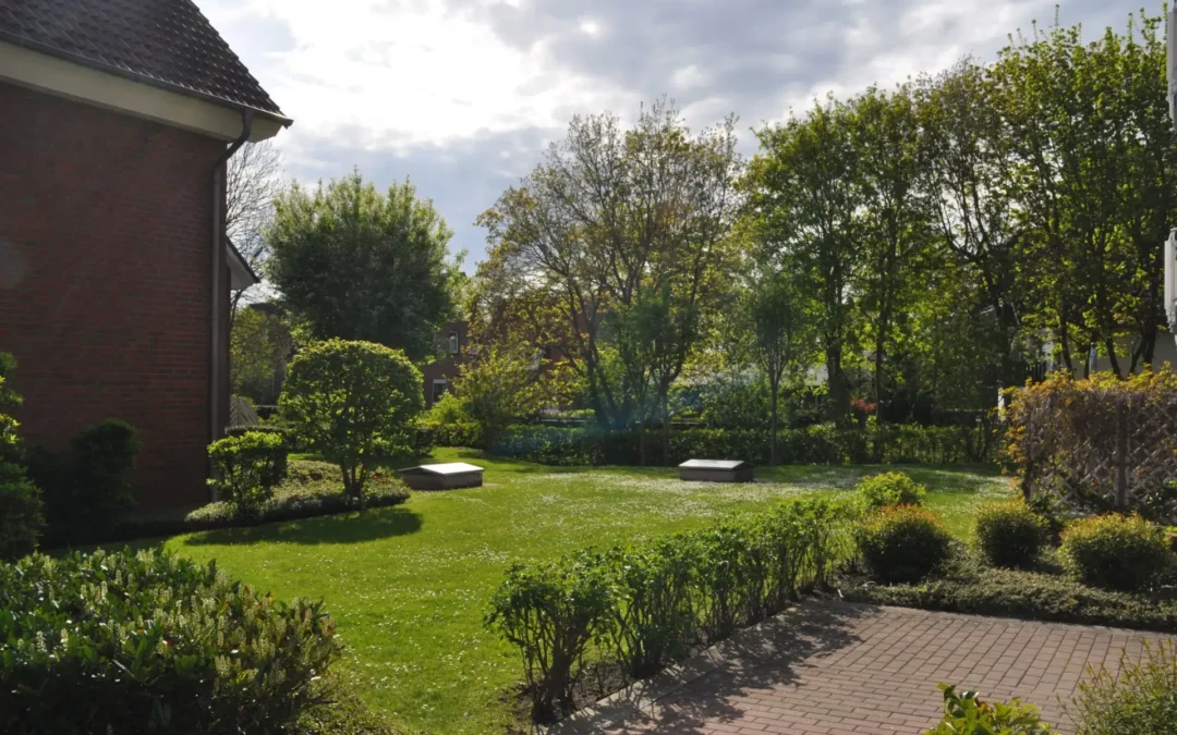 Gepflegter Hausgarten
